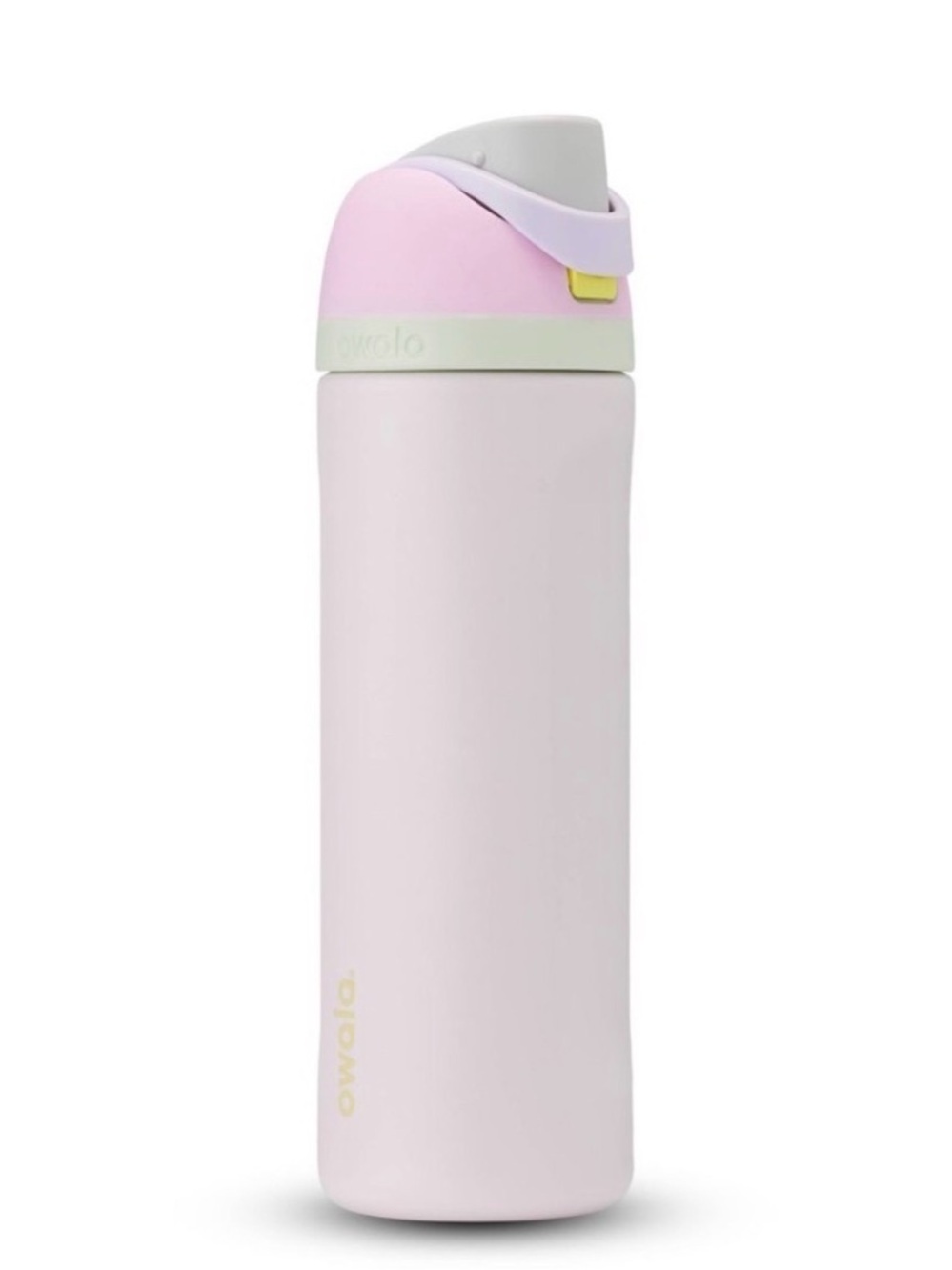 Owala Pink Stainless Steel Water Bottle with Flip Lid 24 oz